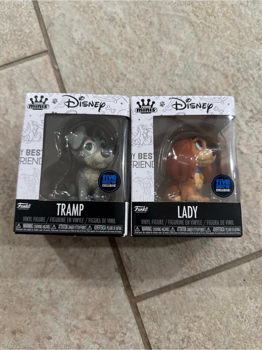 Disney Funko Minis Lady and The Tramp NEW